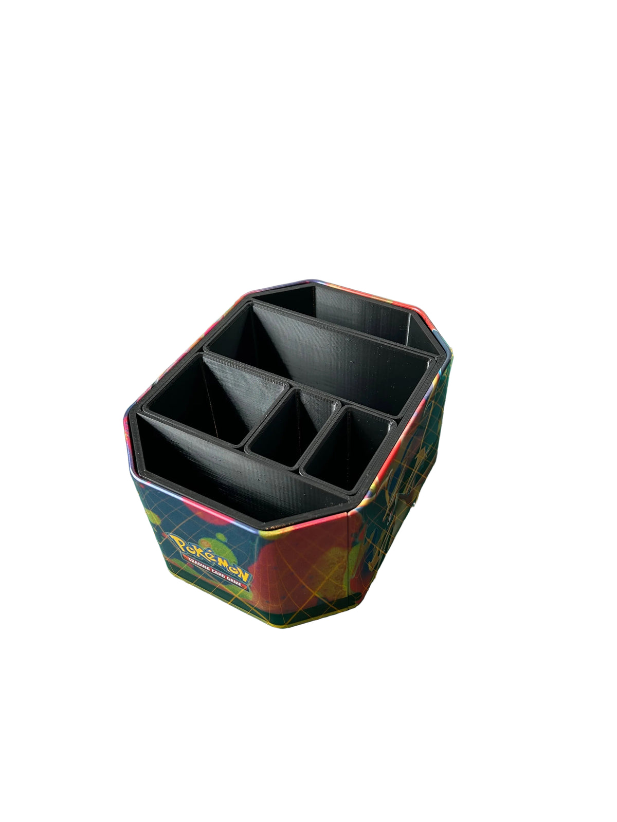 Modularer Pokémon Tin Organizer – Individuell anpassbare Einsätze [Mit Tin Box]