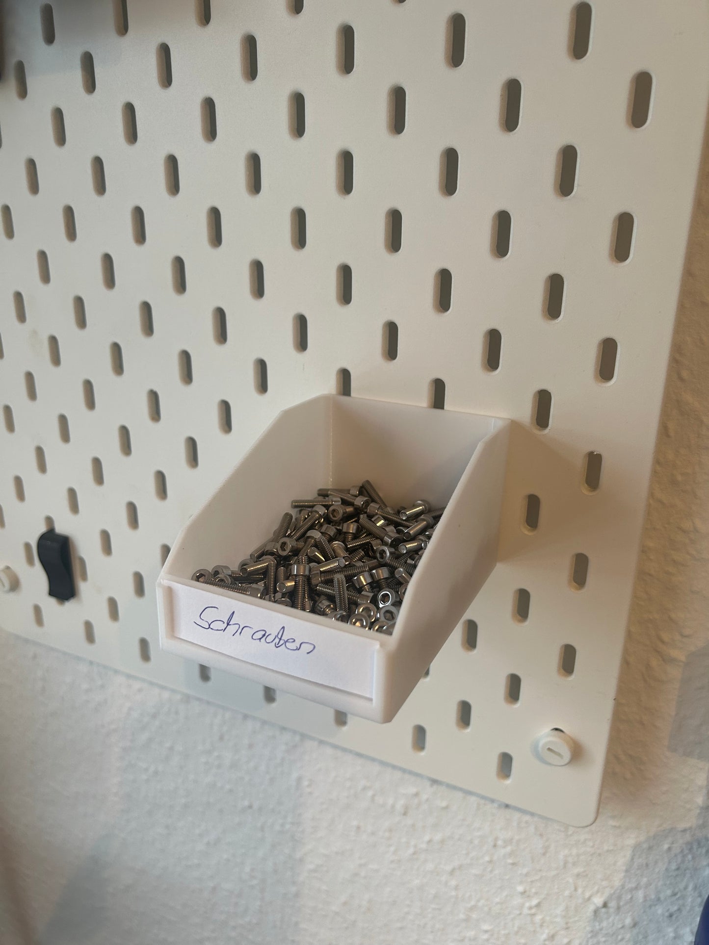 IKEA SKÅDIS Aufbewahrungsbox mit Beschriftungsfeld