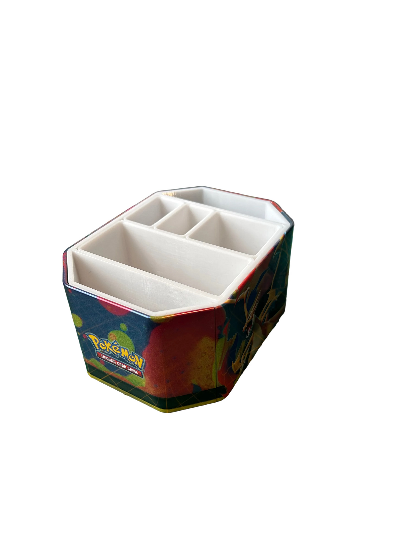 Modularer Pokémon Tin Organizer – Individuell anpassbare Einsätze [Mit Tin Box]